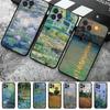 Monet Garden Lotus Bridge Phone Case Silicone Soft For Iphone 14 13 12 11 Pro Mini XS MAX 8 7 6 Plus X 2020 XR Shell
