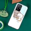 Чехол Mochi Peach Cat для POCO F5 X5 X3 Pro X4 F4 GT F3 M5s C40 Чехол для Xiaomi 13 12 Lite 11T 12T Pro 12X
