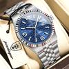 POEDAGAR Fashion Men Watch Waterproof Luminous Date Luxury Male Clock Stainless Steel Quartz Business Men's Watches Reloj Hombre