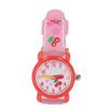 Kids Watch Cute Cartoon Waterproof Portable Adjustable Watch Birthday Gift for Girl Aged 3 To 8 Red