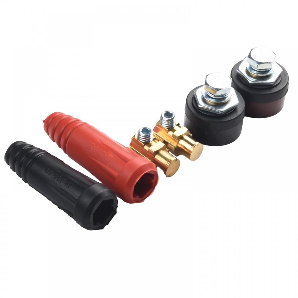 4pcs Connector Socket&plug TIG Welding Cable Panel