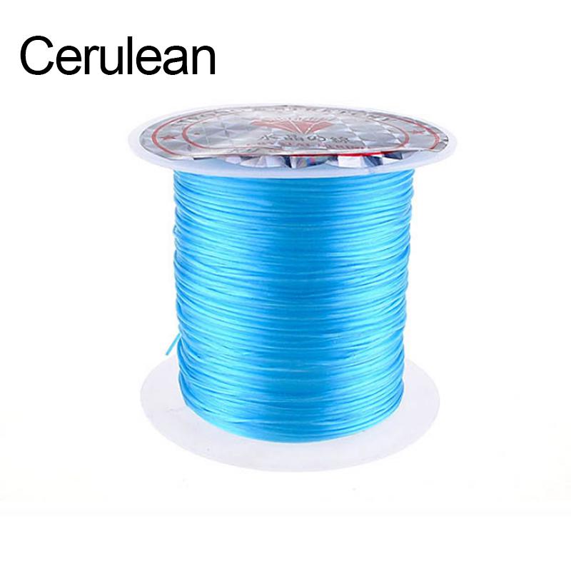 String Elastic Line Filament Transparent Elastic Beaded Elastic Thread DIY Beaded Elastic Thread Bracelet Line Flat Elastic Thread Accessories