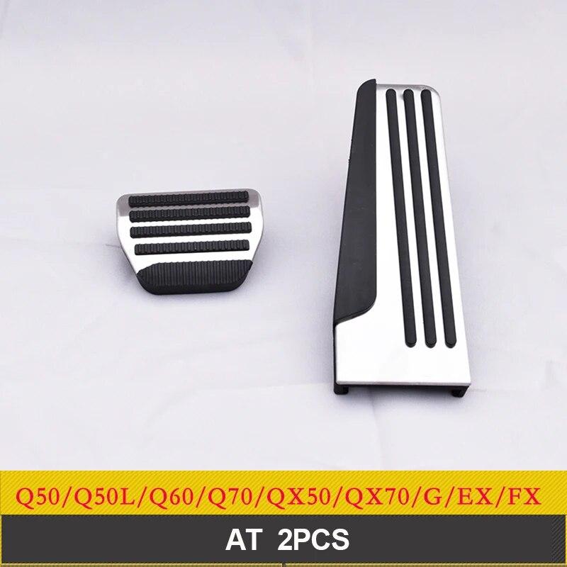 Для Infiniti Q50 QX70 Q70 Q60 G25 G35 G37 EX25 EX35 EX37 FX35 FX37 FX50 автомобильный акселератор тормозная подставка для ног чехол для педали аксессуары