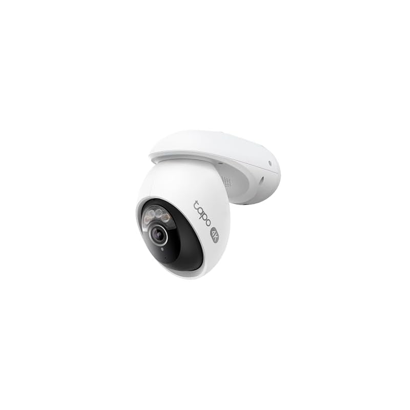 TP-Link Tapo C560WS Камера безопасности, Уличная камера наблюдения, Совместимость со смартфоном, Wi-Fi, 4K 8 МП Поворот/Наклон, 360° ИИ-детекция, Цветное изображение, IP66
