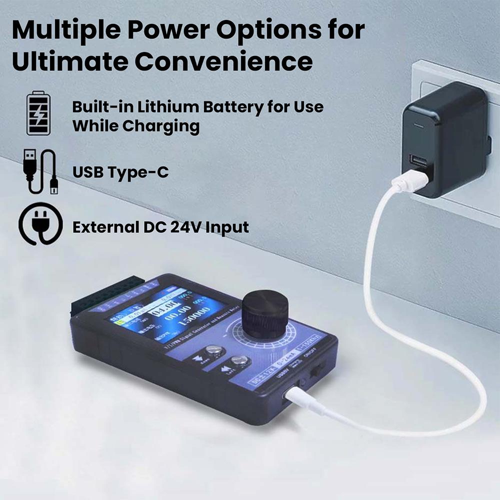 PWM Current Voltage Signal Generator 0-20mA 4-20mA 0-10V Source Simulator 0-50V 50mA Meter Calibrator Electrician Tool