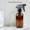 Amber Plastics Spray Bottles, 16 Oz Spray Bottles Refillable Empty Spray Bottle with Adjustable Nozzles for Cleaning Solutions