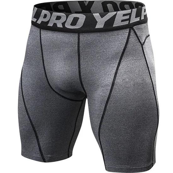 Quick Dry Compression Men Fitness Tight Leggings Shorts Bodybuilding Sweat Bottom Sport Gym Running Shorts