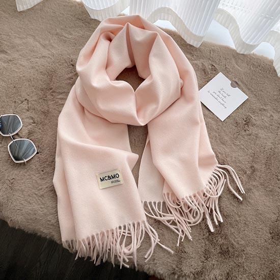 Winter Women Scarf Female Luxury Brand Scarves Lady Tassel Bandana Women Solid Shawl