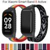 Классический ремешок для Xiaomi Smart Band 8 Active, нейлоновый ремешок для наручных часов Redmi Band 2, ремешок для умных часов Correa, аксессуары для ремня