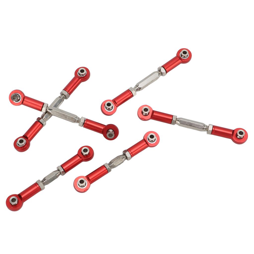 RC Rod Mount Metal Pull Rod Base Mount RC Upgrade Parts for ARRMA Senton for Granite for Big for Rock 1 10 RC Car Red