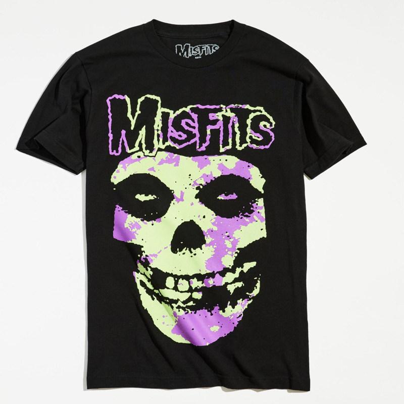 The Misfits Band Rock Hardcore Punk Style Casual TShirt Mens and Womens Luxury Brand Top 2026 New Band