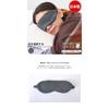 CHARM Made in Japan 100% Organic Cotton Eye Mask, One Size Fits All/Dark Gray, Sleeping, Travel, Blackout, Blindfold