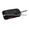 Porsche 2+1 Button Folding Car Key Shell