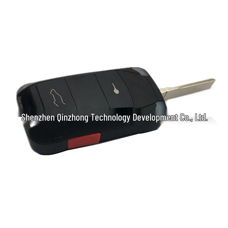 Porsche 2+1 Button Folding Car Key Shell