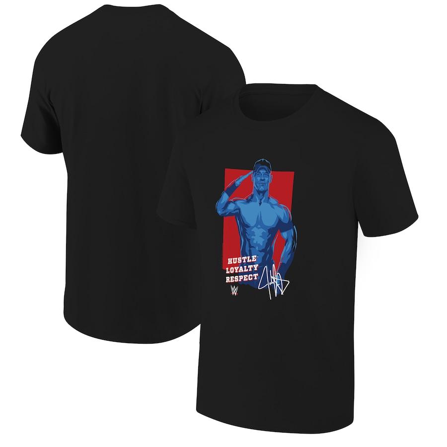 Мужская футболка с принтом Джона Сины и тура WWE Farewell Tour, круглый вырез, короткий рукав, хлопковая, модная, свободного кроя, спортивная, уличная.