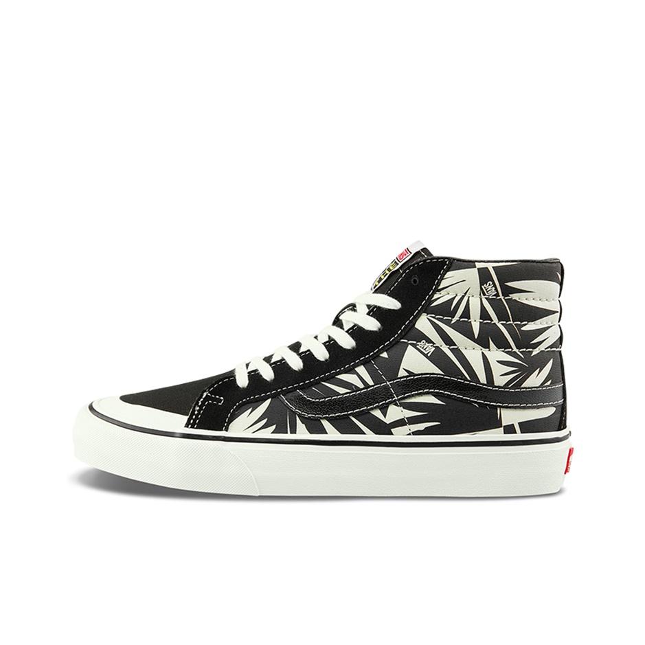 Vans Sk8 Нескользящие Прочные Высокие Кеды для Скейтборда Унисекс Бело-Синие VN0A4VHE9Z9