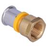 Brass connector GW ultraPRESS - 20 Rp1/2"