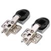 2PCS Heavy Duty Cabinet Hinge Adjustable Cold Rolled Steel Door Hinge Concealed Smooth Buffer Action Hydraulic Hinge Glass Door