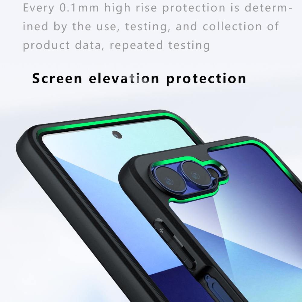 For Samsung Galaxy Z Flip7 5G Case Magnetic Case Clear TPU + PC Shockproof Phone Cover