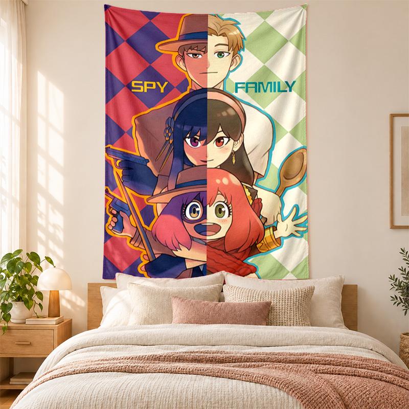 Spy x Family Tapestry highquality for decorating living room bedroom dorm walls ideal as bedroom wallart orholiday gift