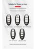 Чехлы для ключей, совместимые с моделями Nissan: Sylphy, Teana, Qashqai, X-Trail, Tiida, Classic (14-е поколение), Мурано, Кикс и Санни.
