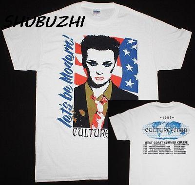 CULTURE CLUB LETS BE MODERN BOY GEORGE TSHIRT new men t shirt fashion oneck tshirt cotton casual tshirt homme