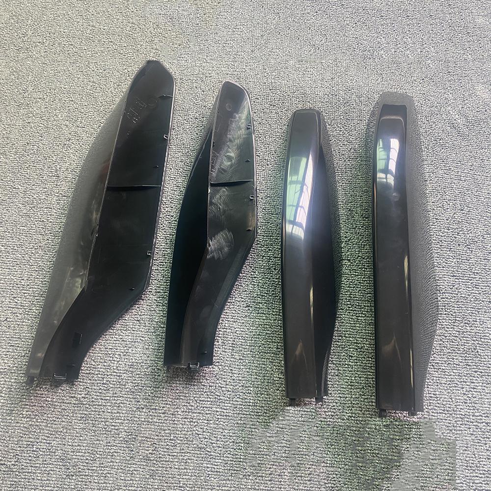 4Pcs Black Roof Rack Rail End Cover Replacement Shells For Lexus GX470 2003-2009