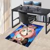 1pc Neko Atsume Cat Star Office Chair Mat - Anime Cartoon Design, Non-Slip Carpet for Home Decor, Suitable for All Seasons, Perfect Gift for Anime Lov
