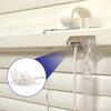 4 Pcs Low Profile Wand Tilter,Clear Heavy Duty Low Profile Rod Tilter with 7/32" Hexagon Shaped Gear Hook Connection for 2 inch Horizontal Blinds