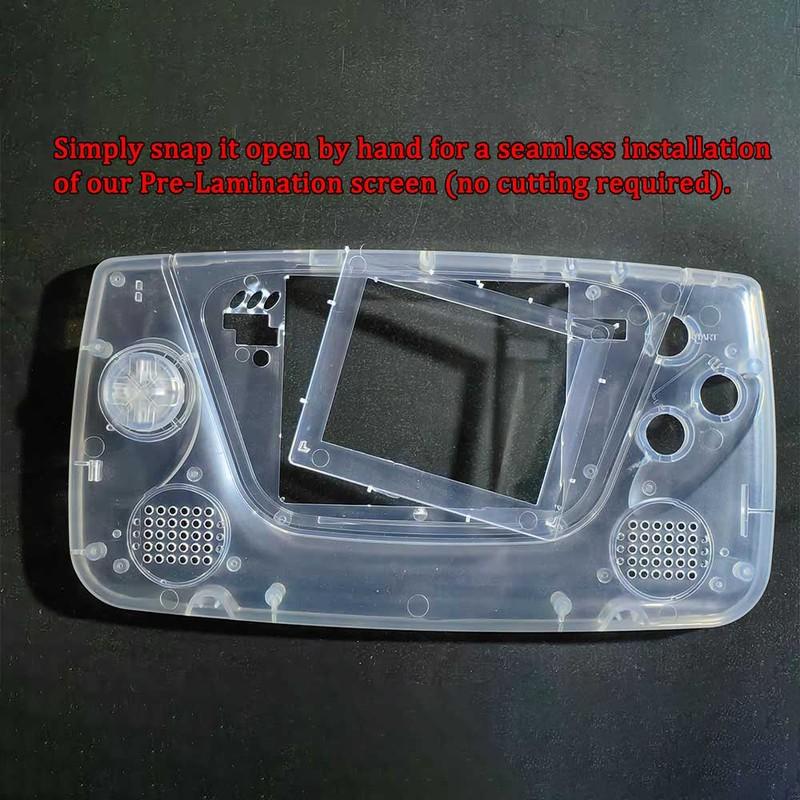 Специальный корпус для игровой консоли SEGA Game Gear GG, оригинальный экран и высокояркий IPS V4.2, ламинированные LCD-экранные комплекты