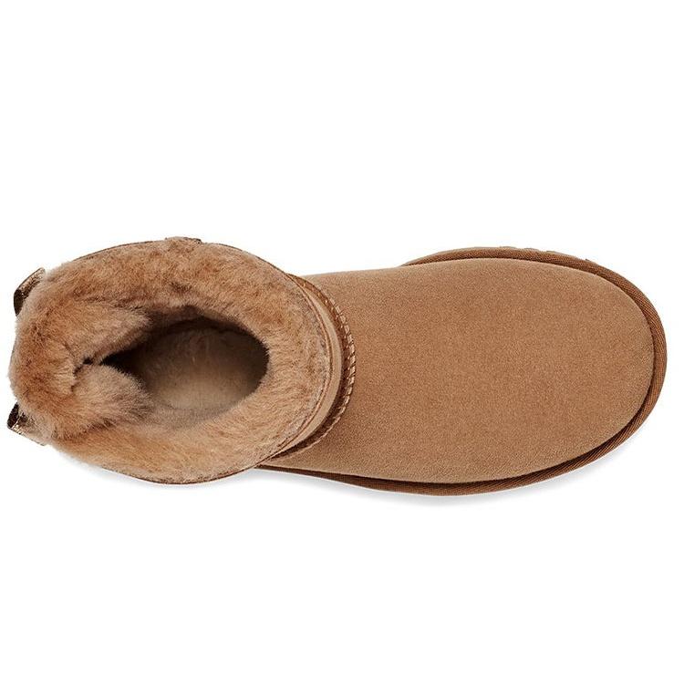 UGG Мини Бэйли Боу Каштановый Женский 1120881-CHE