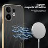 KADEM For vivo S30 5G Case Electroplating Silk Texture PU+TPU Phone Back Cover