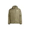 adidas Утепленная куртка с капюшоном Essentials Оливковая HZ5725