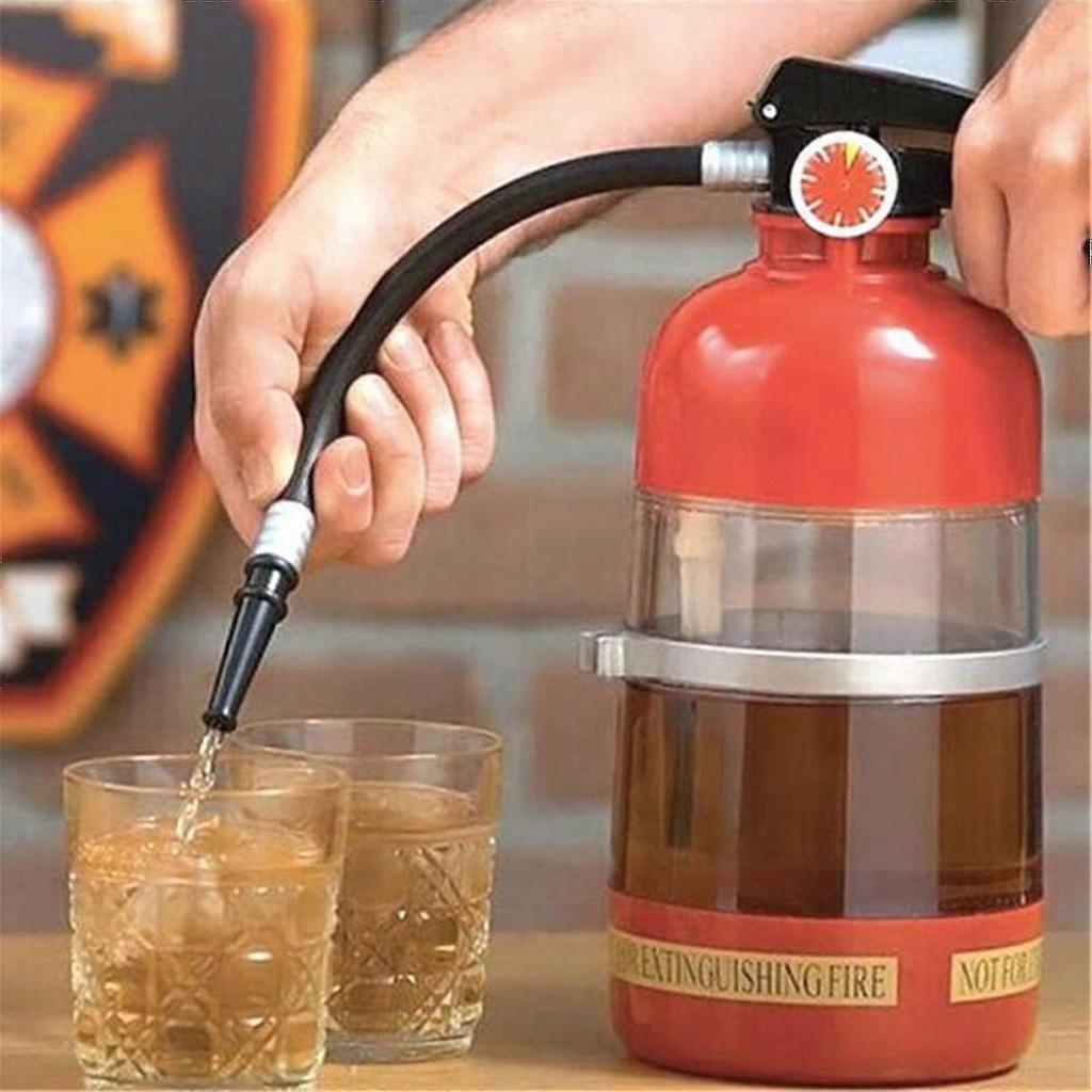 Fire Extinguisher Drink Dispenser