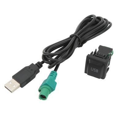 Кнопка-переключатель USB для автомобильной аудиосистемы с кабелем-адаптером, Plug and Play для CD-плееров RCD510Plus RCD310Plus