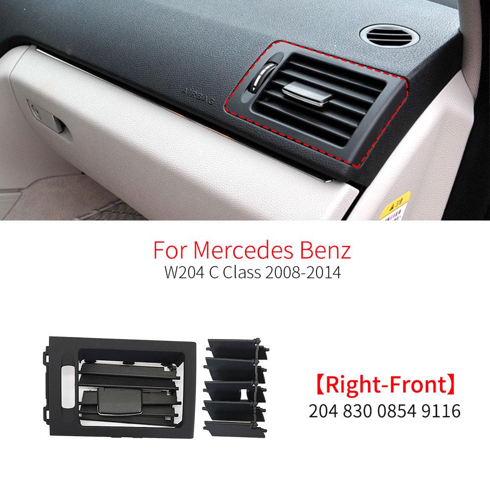 Car Front Rear AC Air Vent Grille Panel Cover Replacement Accessory For Mercedes Benz C Class W204 2008-2010 C180 C200 C220 C300