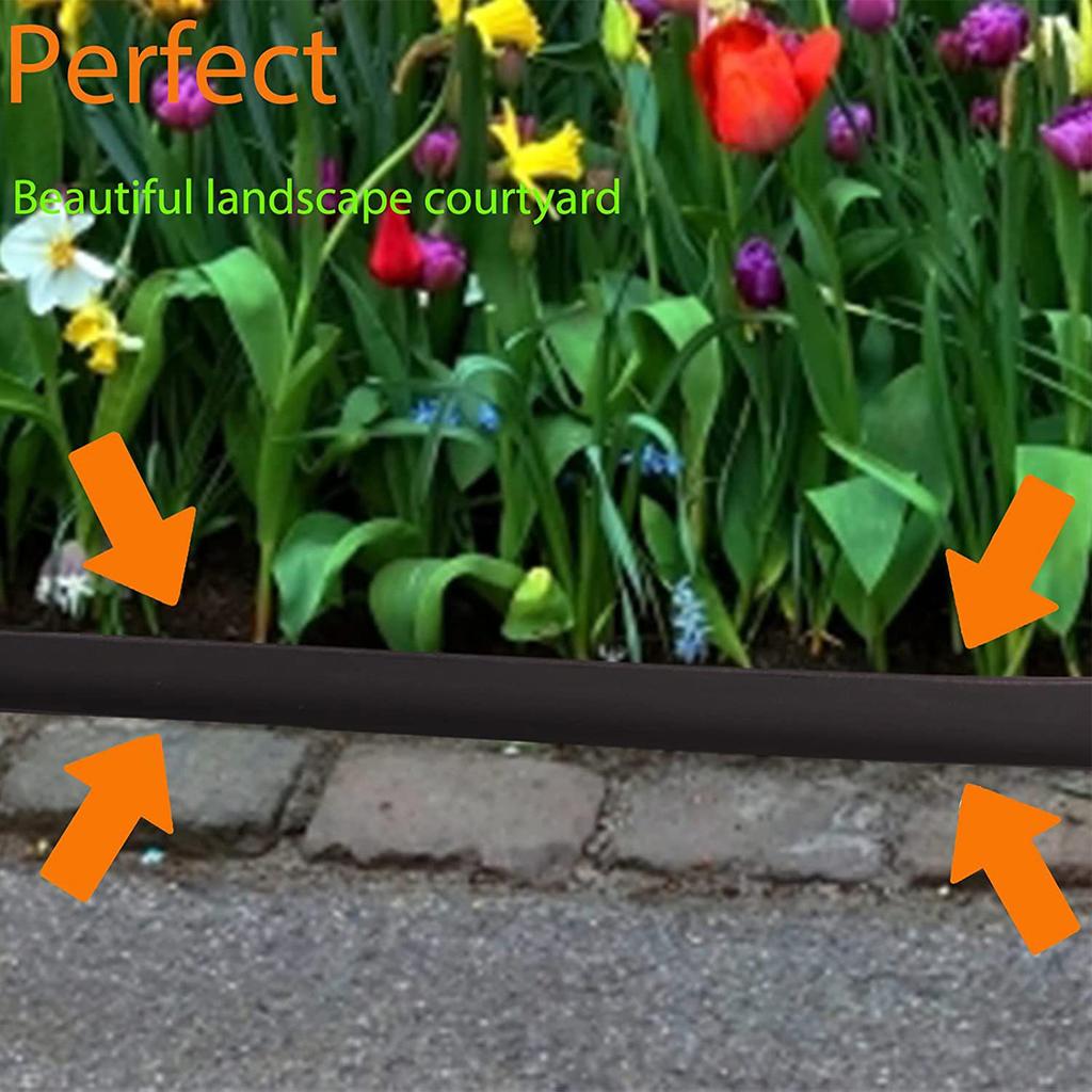 Садовый барьерный забор из полиэтилена высокой плотности, ландшафтный бордюр, садовый газон, бордюр с шипами