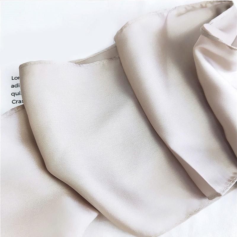 Хороший атласный квадратный женский ободок для волос на шею из шелка для женщин, обтягивающий женский галстук-шарф