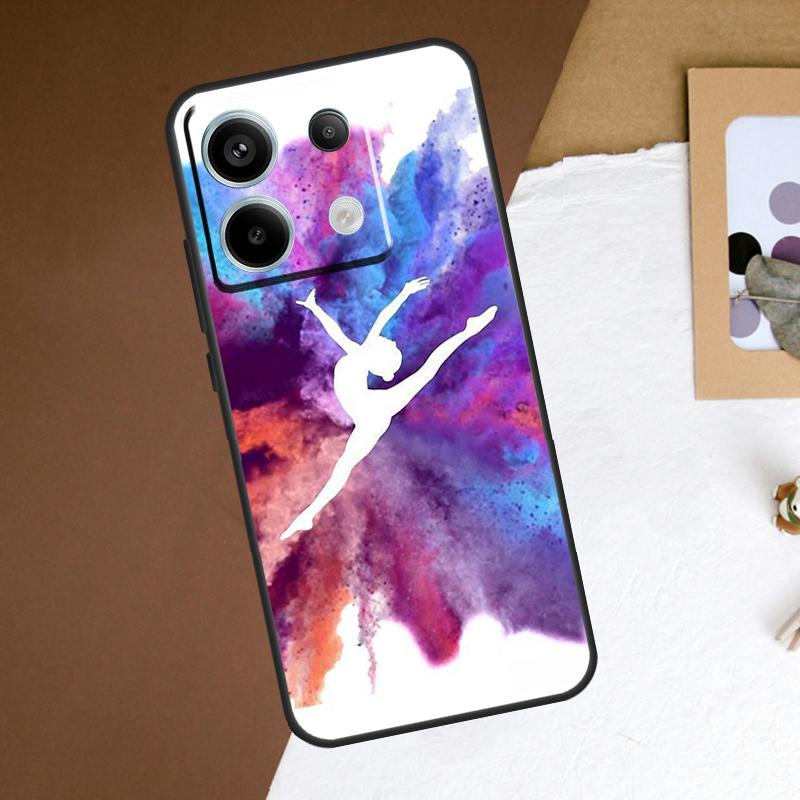 Чехол-картина маслом 'Гимнастика' для Xiaomi Redmi Note 13 12 11 14 Pro 11S 12S Redmi 15 13 10 10C 12C 13C 14C 15C
