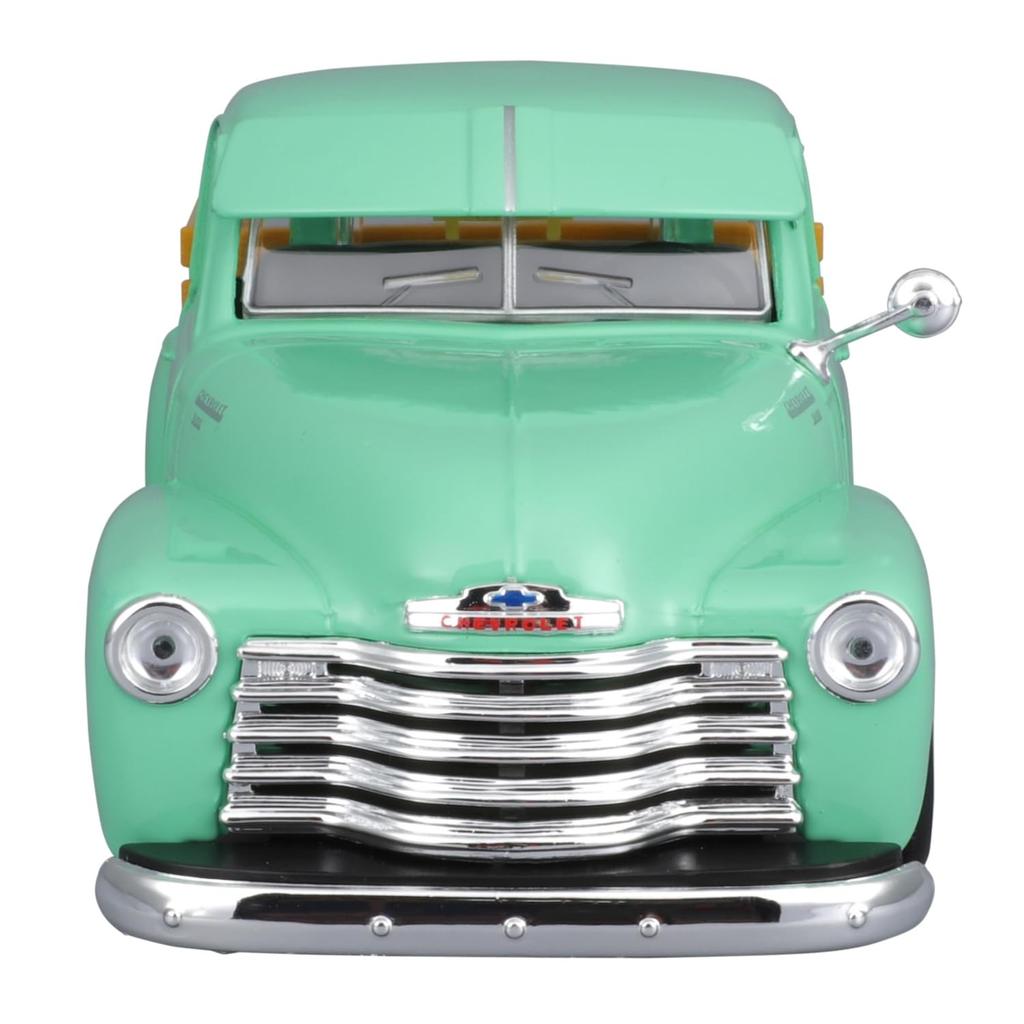 Maisto 1/25 Scale Chevrolet 3100 Pickup 1950 Green Custom Lowriders Series / Diecast Model Car, Finished Product 32545