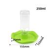 New Reptile Water Drinker Dispenser Food Bowl Lizard Feeder Round Dish Drink Bottle Lizard Lotus Flower Reptile Feeders