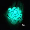 5Pcs Hot Sale 14mm 6 Sided Round Corner Luminous Noctilucent Dice Cubes Drinking Tool Game Dices