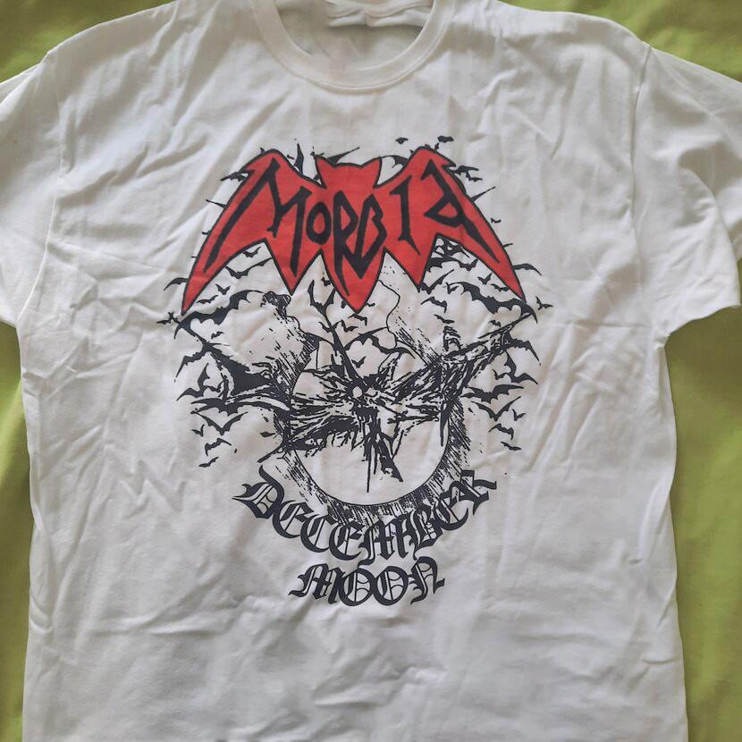 Morbid Band Music Tour Tee White Unisex T-Shirt Full Size S to 5XL LL1385 Unisex T-Shirt