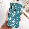 Рождественский Мультяшный Чехол Для Телефона На Новый Год Для Huawei Honor 10 lite 9 20 7A pro 9X pro 30 pro 50 pro 60 pro 70 pro plus