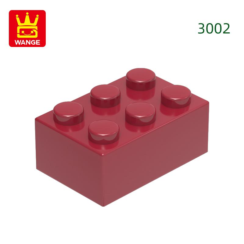 Нетоксичный 55 шт./лот 3002 2x3 Толстые Строительные Блоки Moc Аксессуары Совместимые С Кирпичами Детские Игрушки Подарочная Коробка