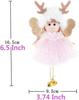 Christmas Tree Plush Ornaments Hanging Angel Christmas Tree Door Wall Hanging Decoration House Ornaments Angel Doll Toy