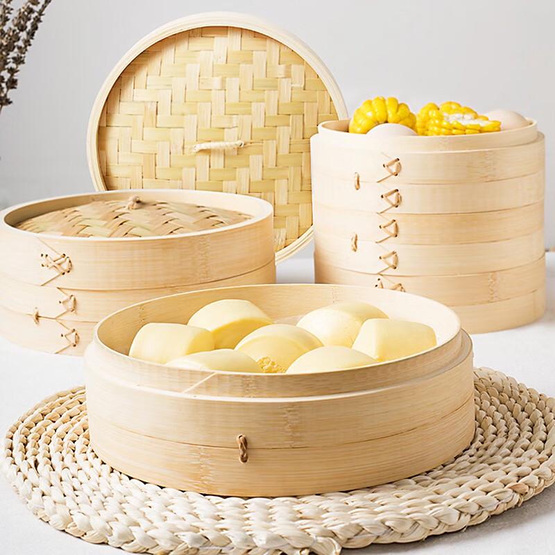 Zhaoran 13cm Bamboo Steamer Basket