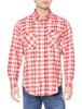 Рубашка мужская Lee Official в клетку размера XL, LM7234-309, красная,