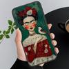 Чехол для телефона Samsung A17 A55 A16 A56 A35 A15 A53 A54 A33 A34 A25 A05S A52 A52S A07 A26 A06 Фрида-Кало