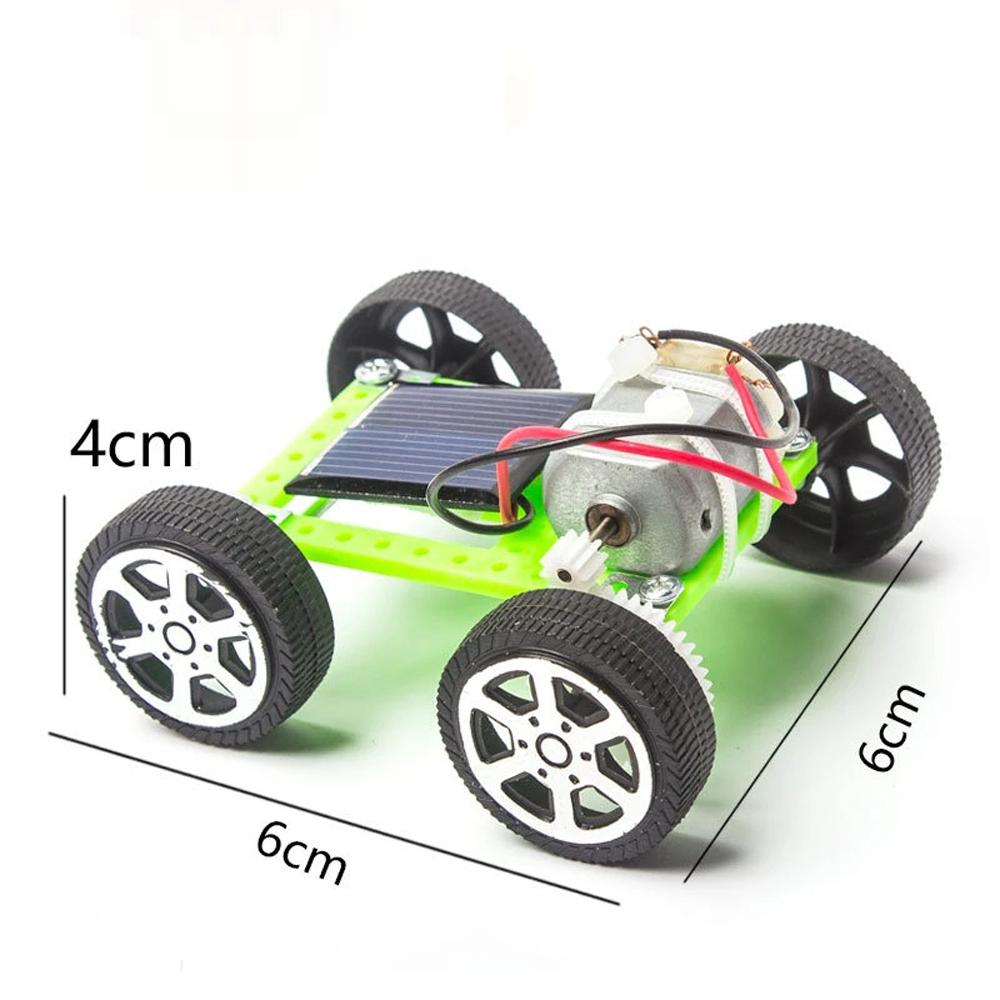 Children Science Experiment Energy Solar Powered Toy Solar Car Toys Car Robot Kit Set DIY Assembled